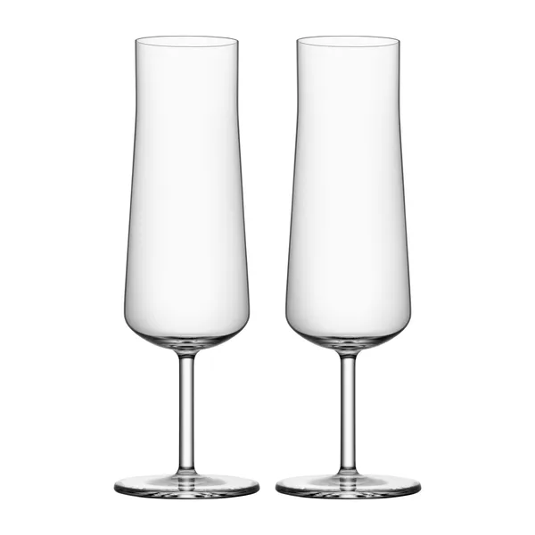 Informal champagneglas 22 cl 2-pack, Klar