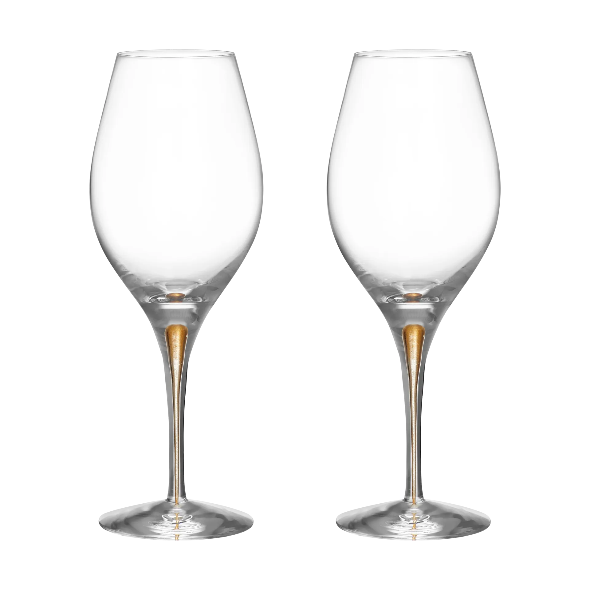 Orrefors Intermezzo Balance vinglas 44 cl 2-pak Guld