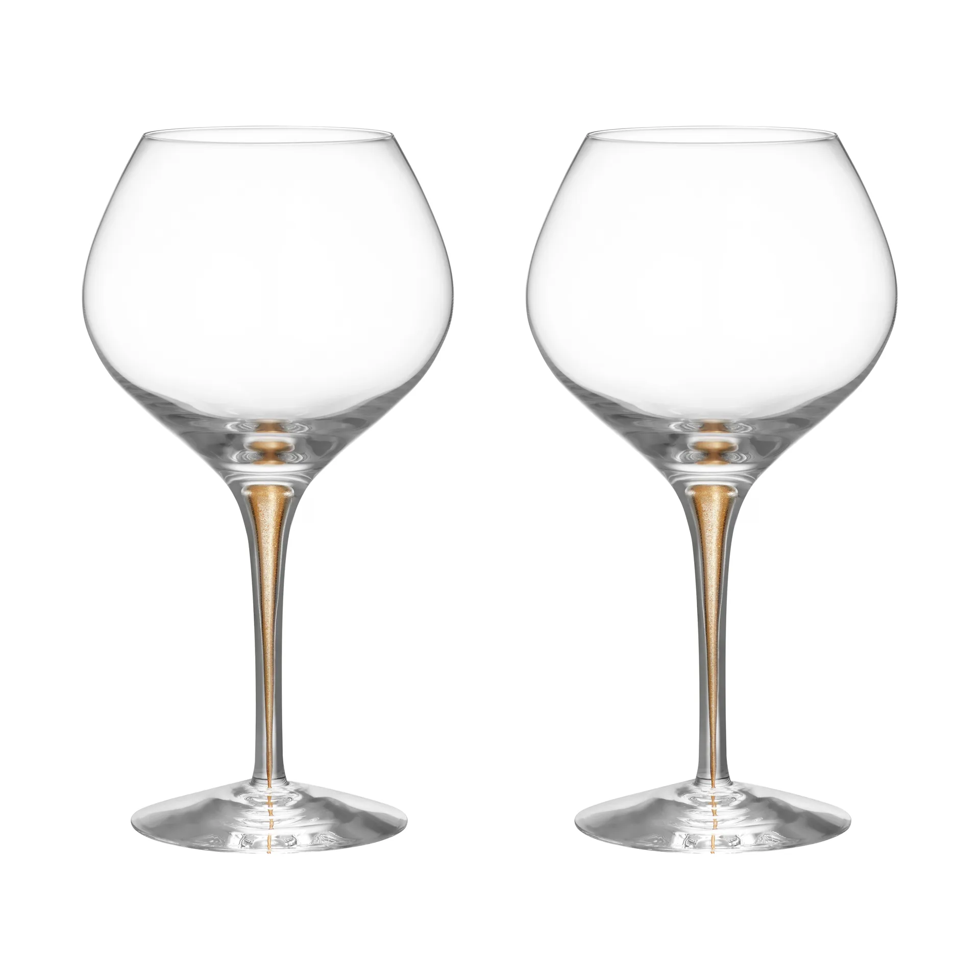 Orrefors Intermezzo Bouquet vinglas 70 cl 2-pak Guld
