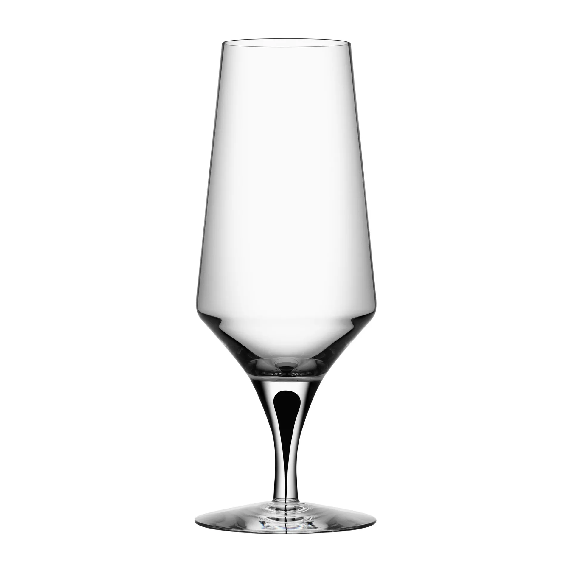 Orrefors Metropol ølglas 46 cl Clear/Black