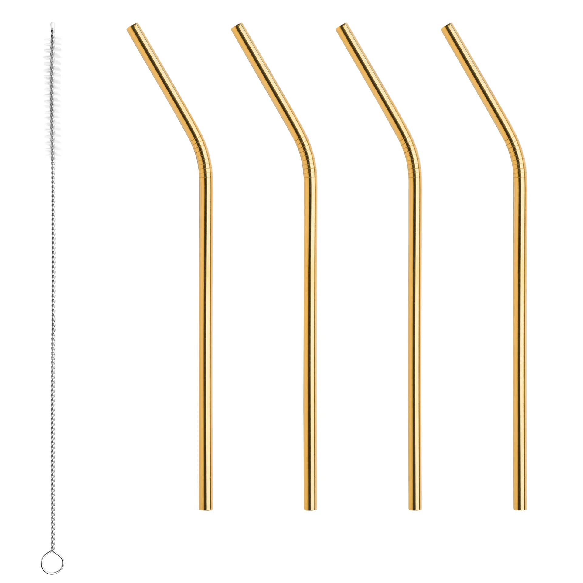 Orrefors Pailles Peak Lot de 4 Laiton