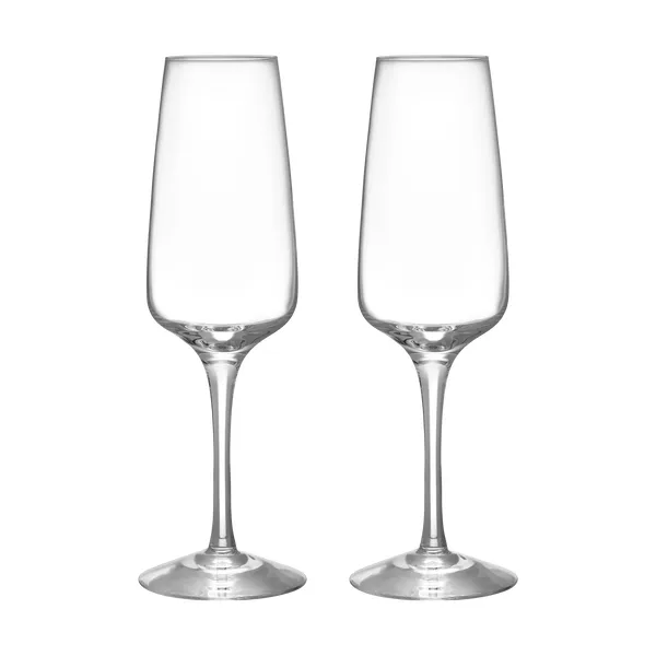 Pulse champagneglas 28 cl 2-pack, Klar