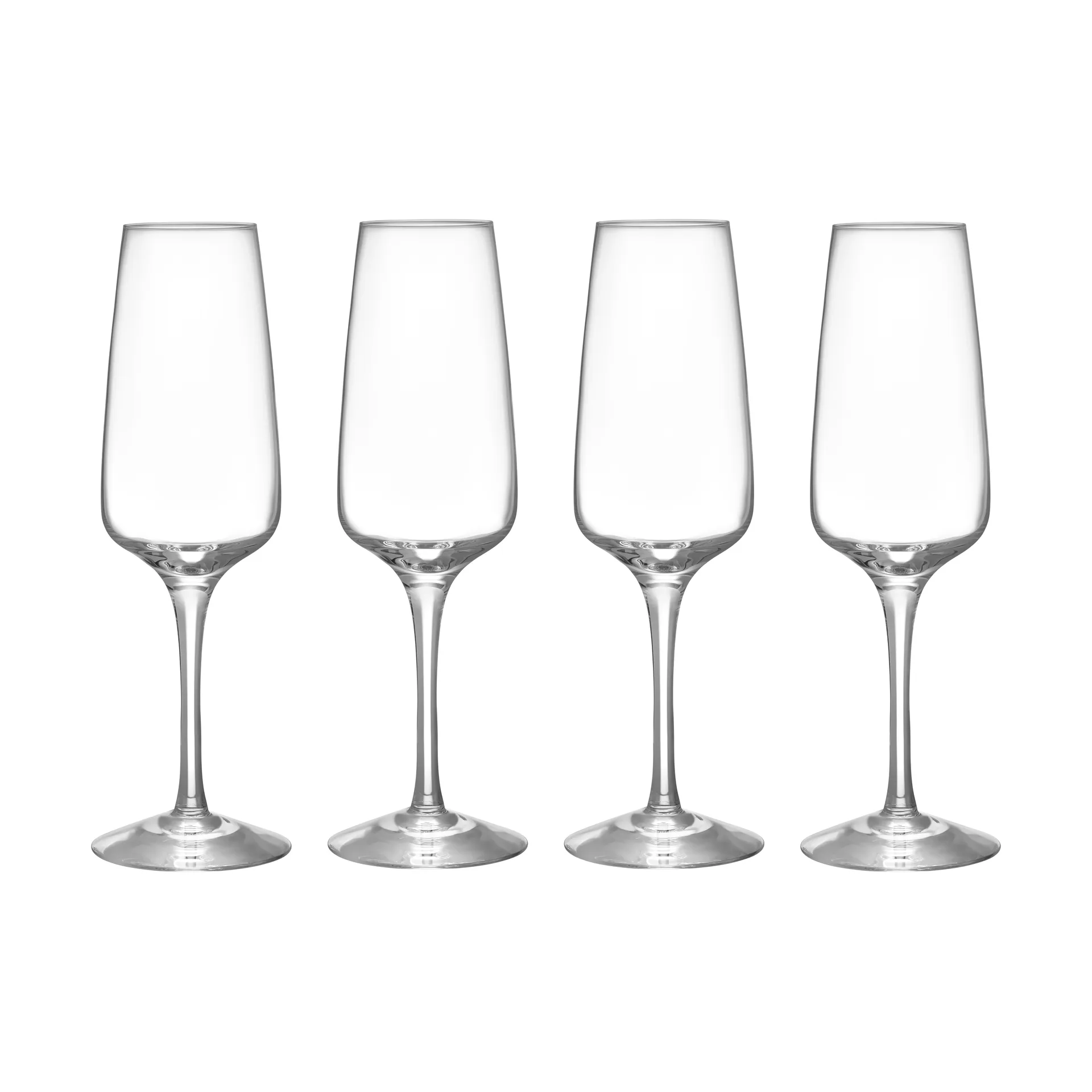 Orrefors Pulse champagneglas 28 cl 4-pak Klar