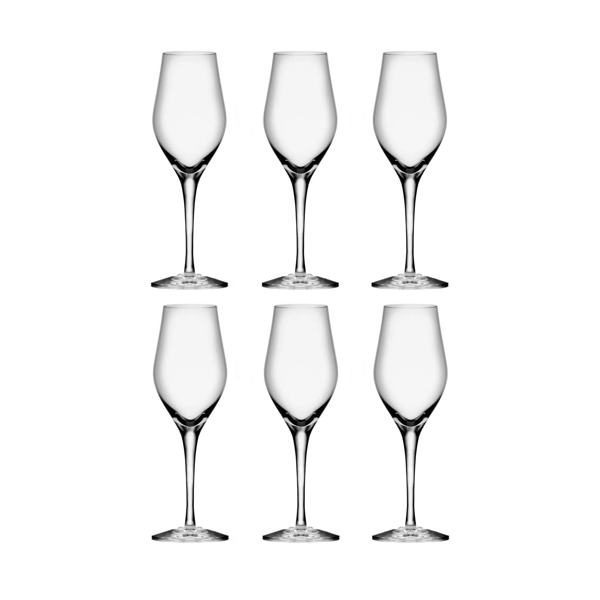 Orrefors Sense champagneglas 25,5 cl 6-pak Klar