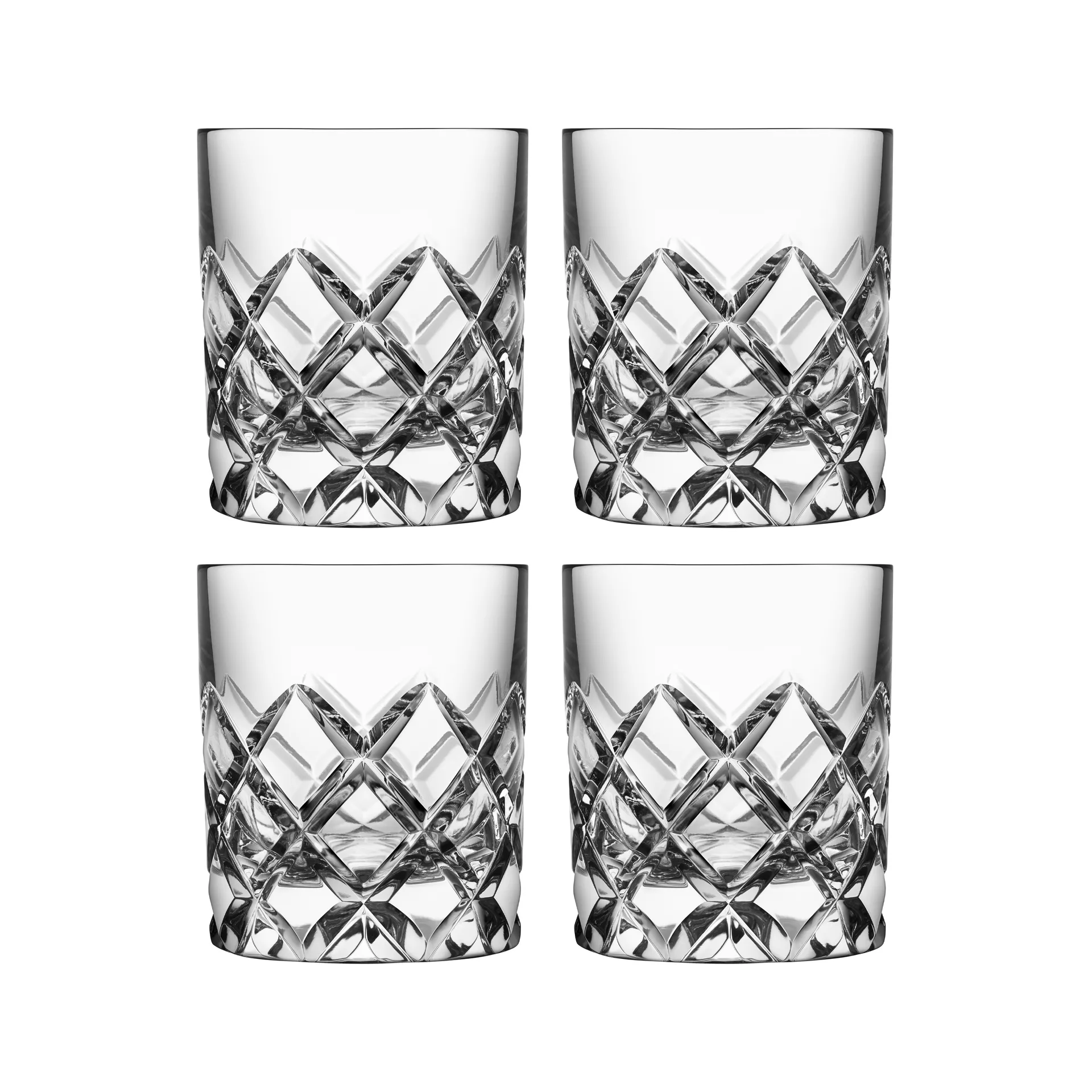 Orrefors Sofiero whiskeyglas 4-pack Klar
