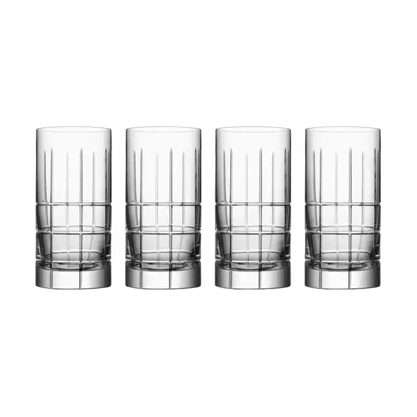Street highball glas 45 cl 4-pack, Klar