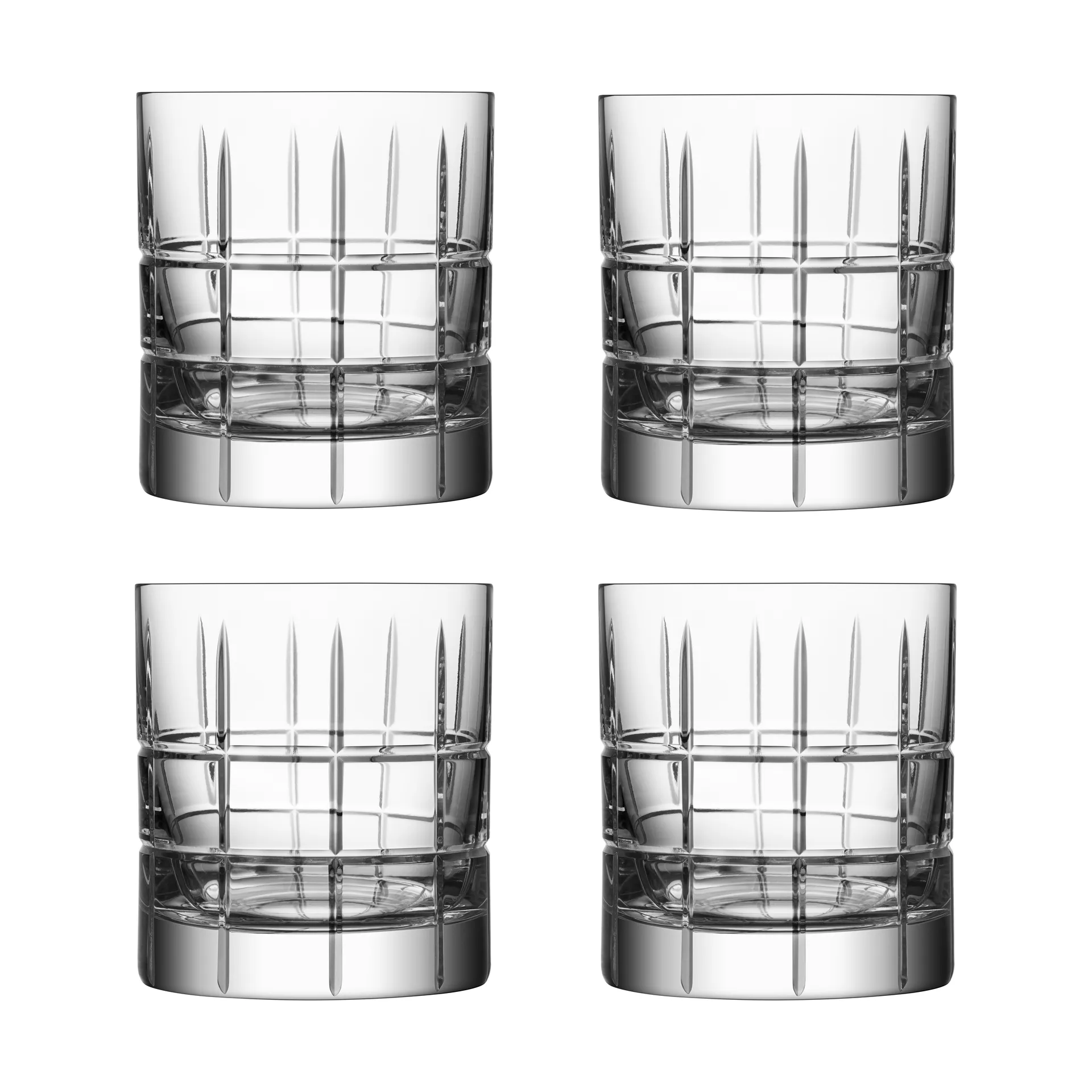 Orrefors Street Old Fashioned glas 27 cl 4-pak Klar