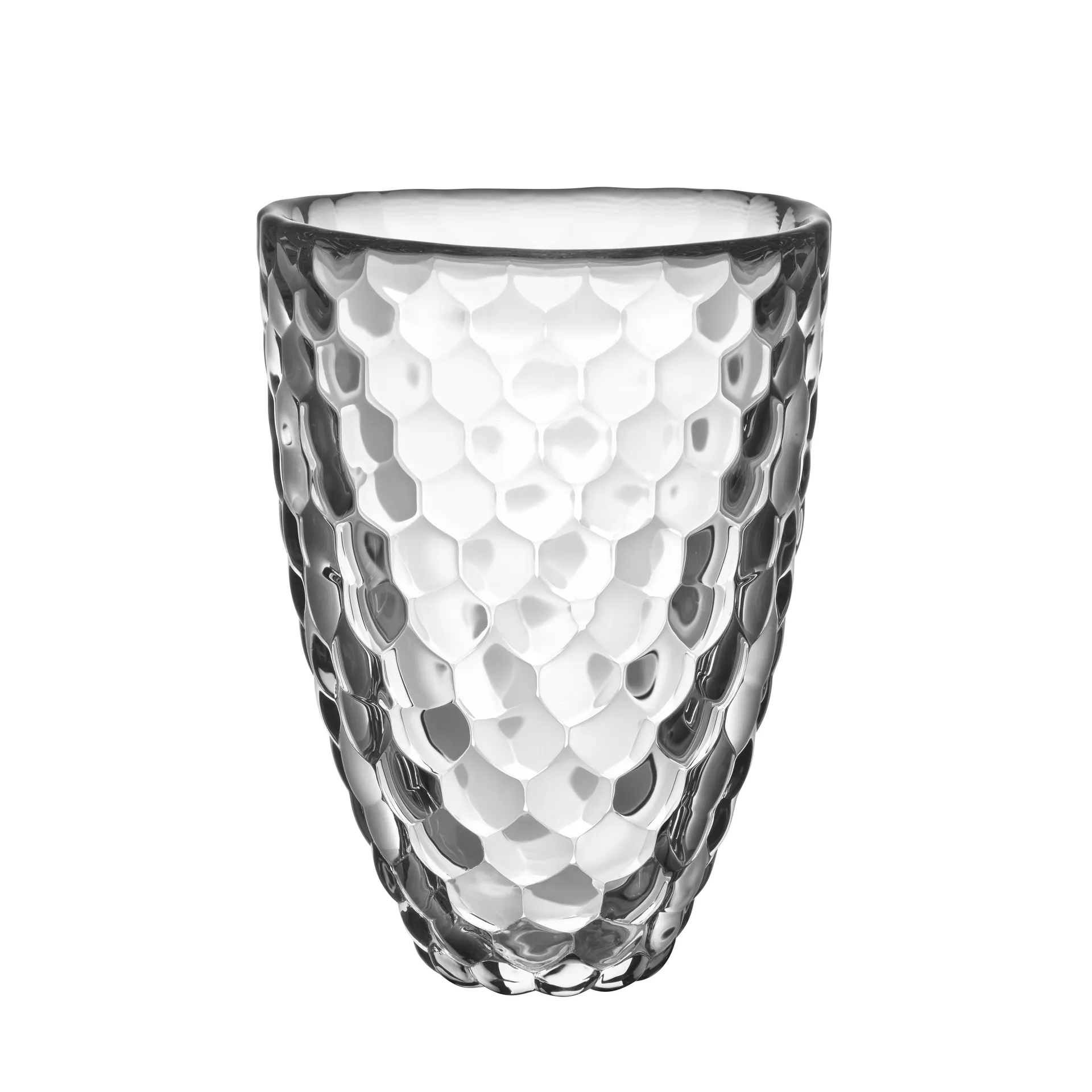 Orrefors Vase Raspberry 160 mm Transparent