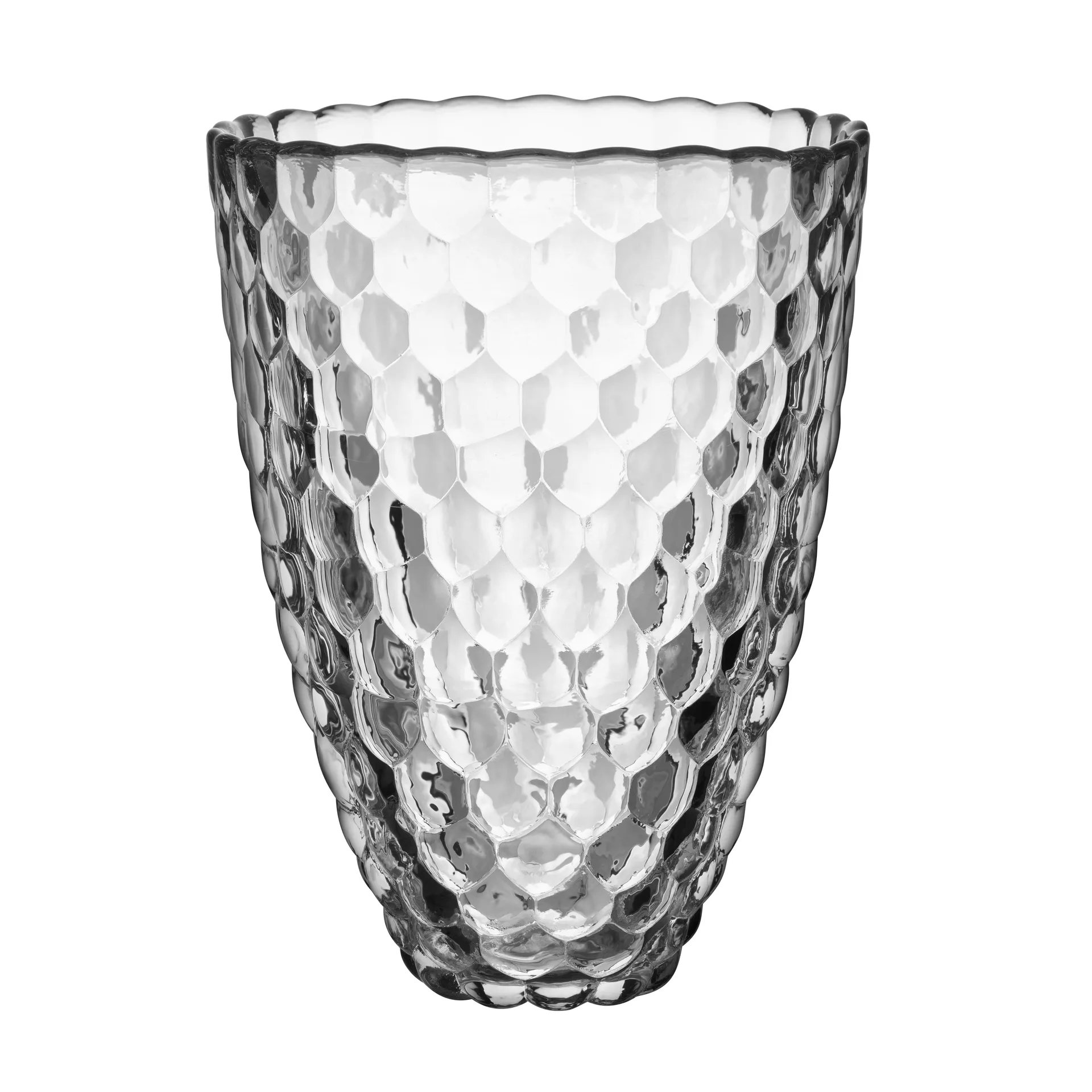 Orrefors Vase Raspberry Transparent