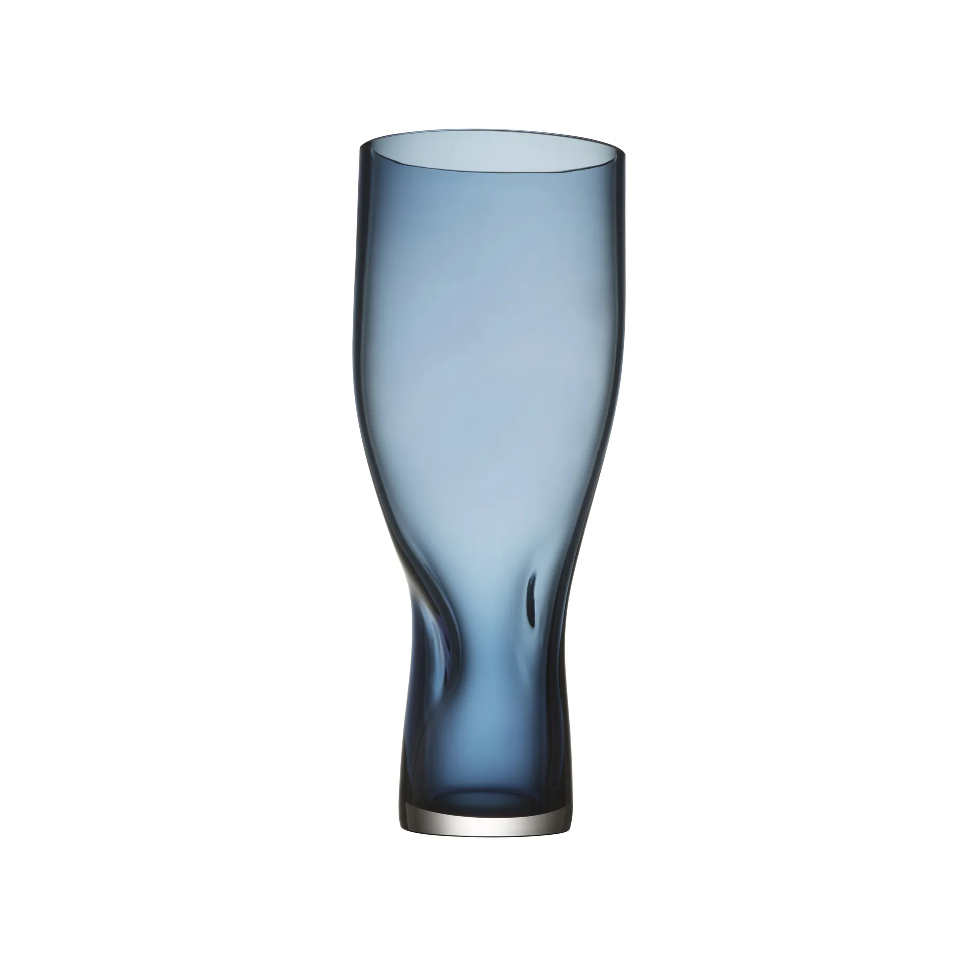 Orrefors Vase Squeeze Bleu — vue 3