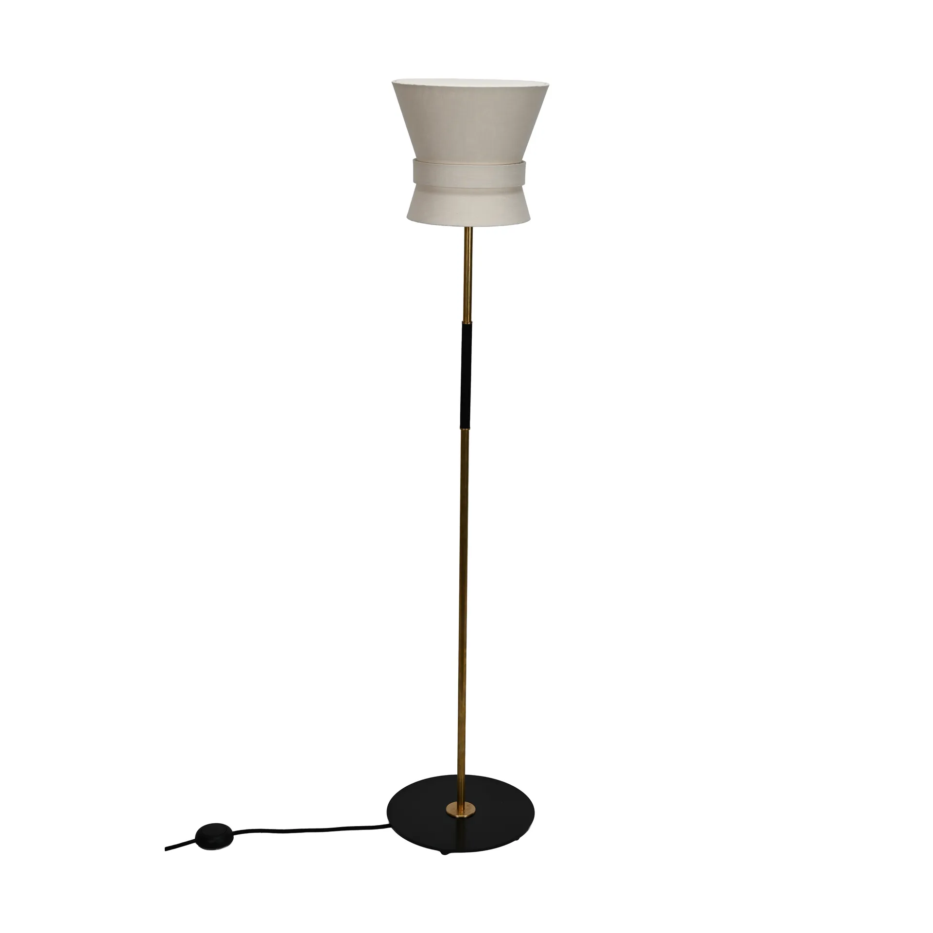 Örsjö Belysning Lampadaire Bow Laiton brut-cream white, petit