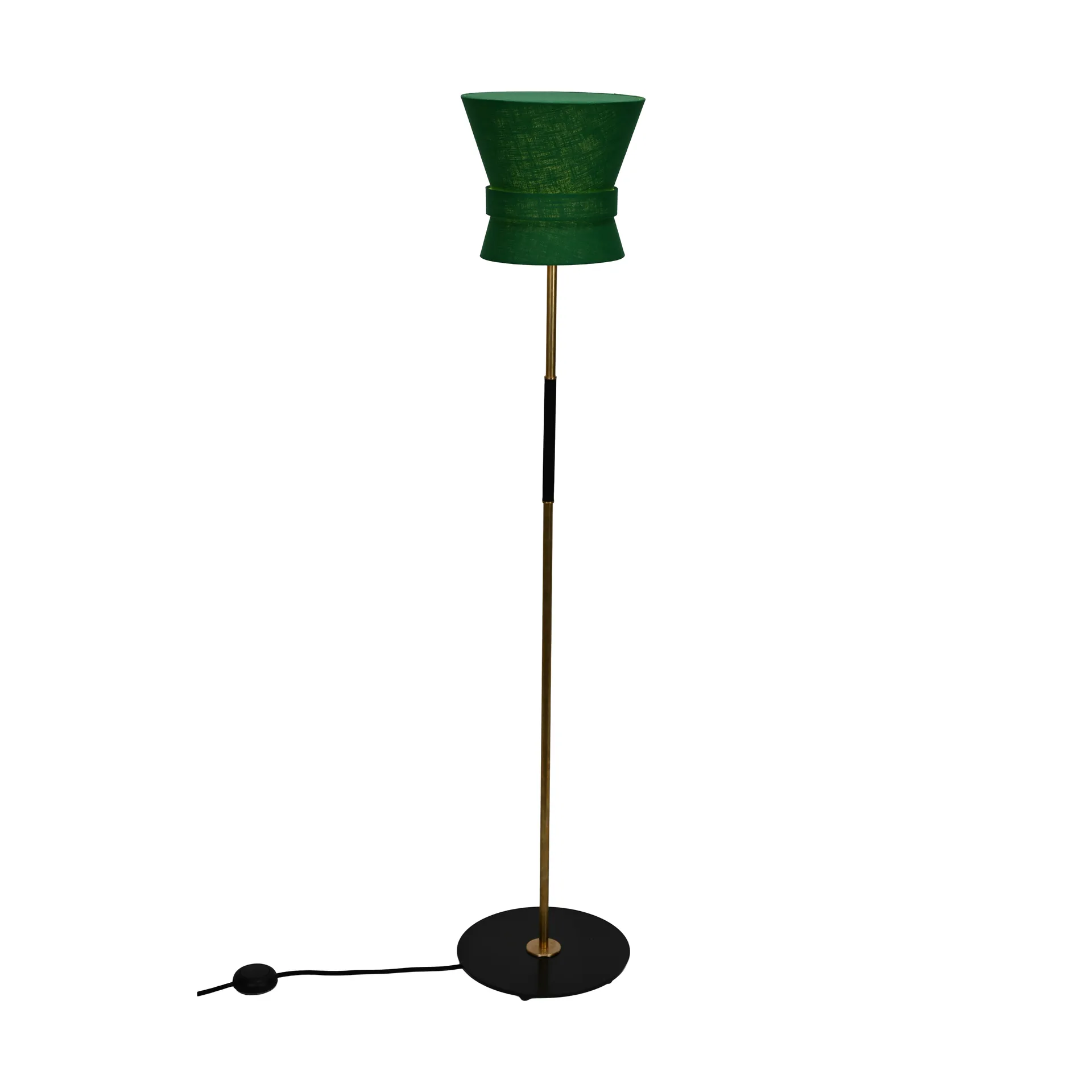 Örsjö Belysning Lampadaire Bow Laiton brut-emerald green, petit