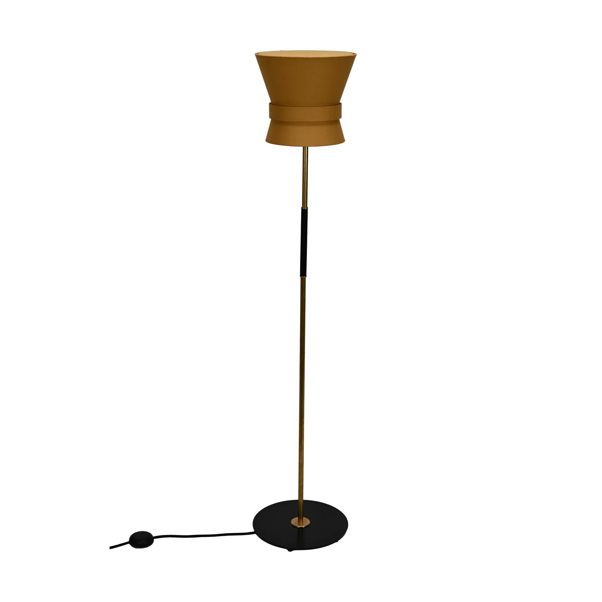 Örsjö Belysning Lampadaire Bow Laiton brut-yellow ochre, small