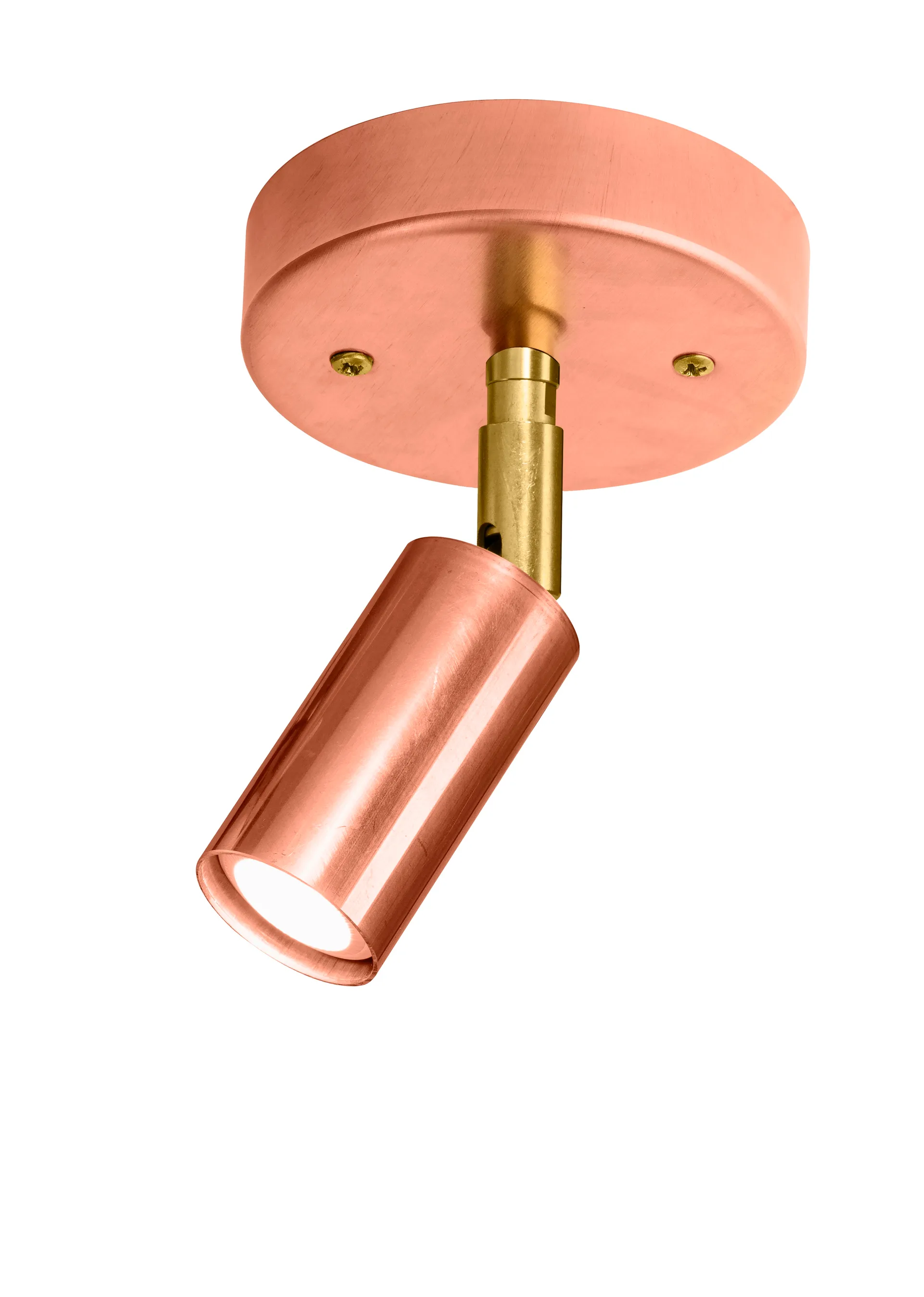 Örsjö Belysning Suspension et applique Starlight 1 avec boîte de connexion Cuivre brut