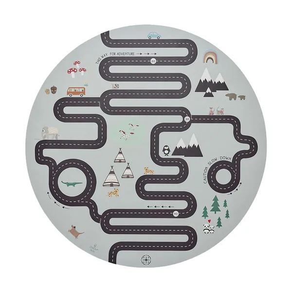 Adventure barnmatta 112x112 cm, Multi