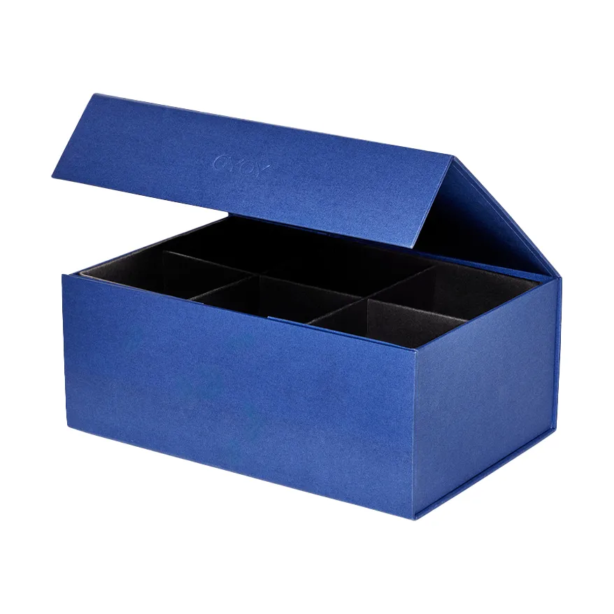 OYOY Boîte de rangement Hako cm Optic blue
