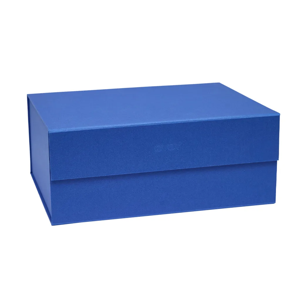 OYOY Boîte de rangement Hako A4 Optic Blue