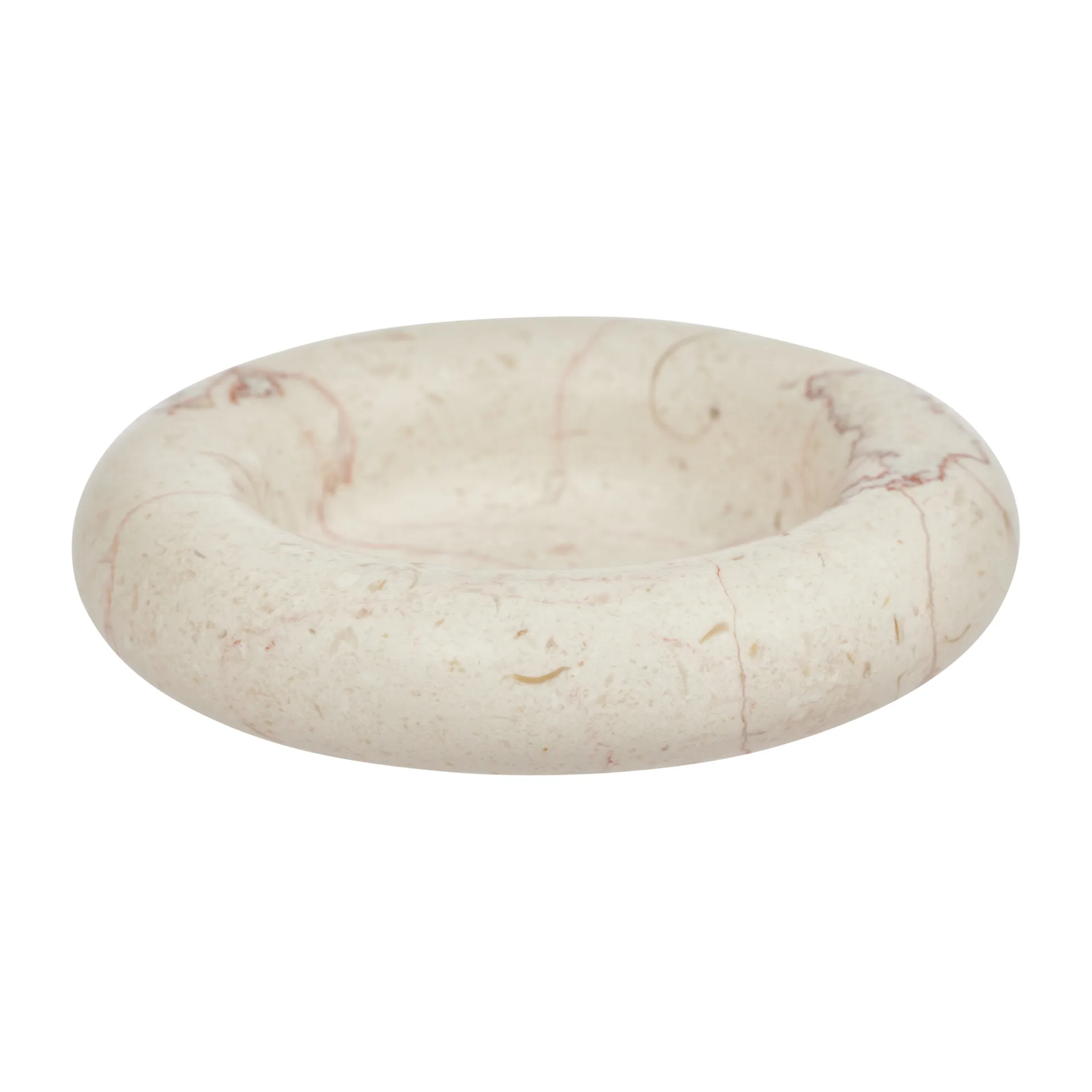 OYOY Bougeoir Savi marbre Ø13,8 cm Offwhite