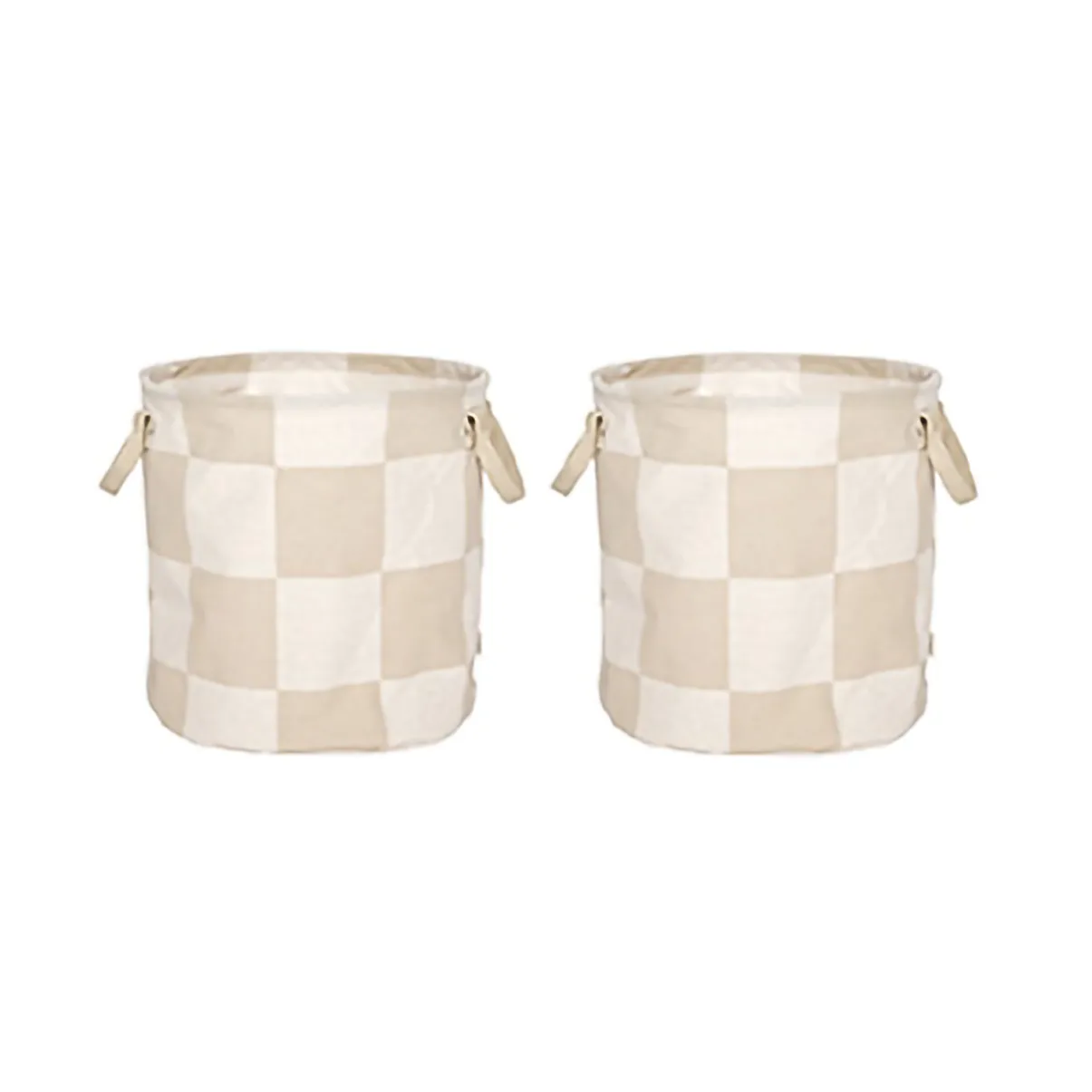 OYOY Chess opbevaringskurve medium 2-pak Clay-offwhite