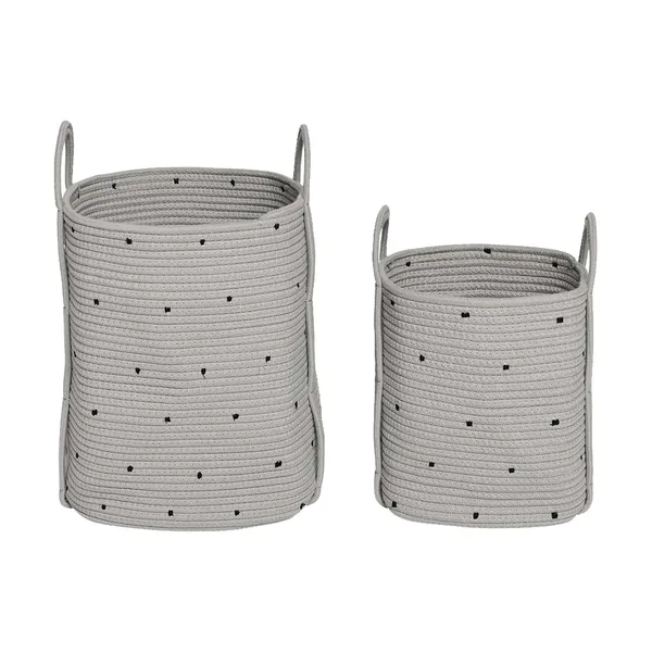 Dot förvaringskorg 2-pack, Clay