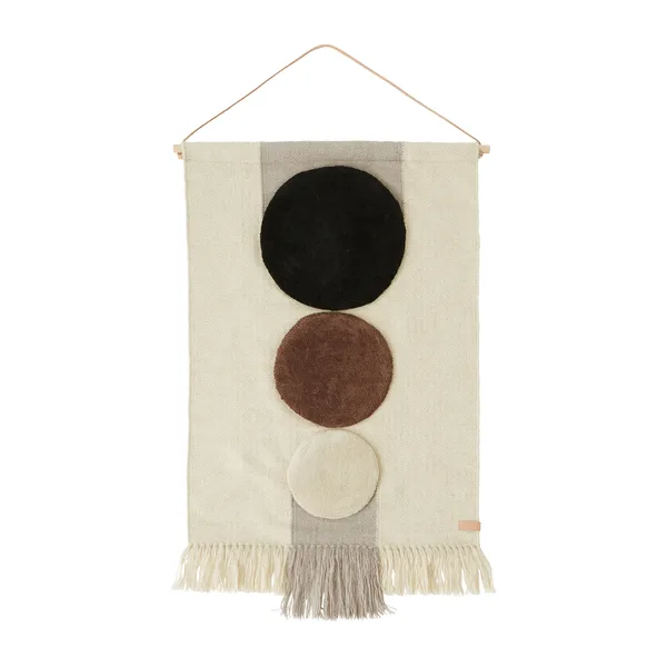 Maru väggdekoration 60x103 cm, Brown-offwhite