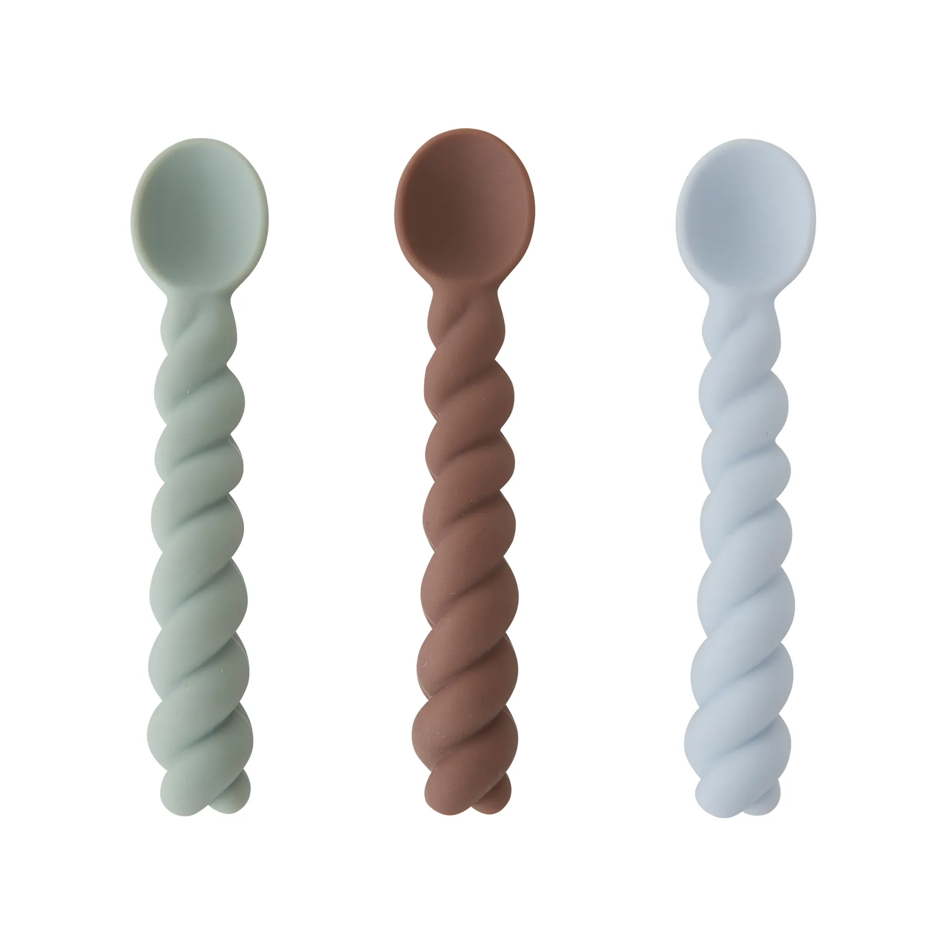OYOY Mellow ske 3-pak Dusty Blue/Taupe/Pale mint