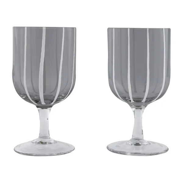 Mizu vinglas 2-pack, Grey