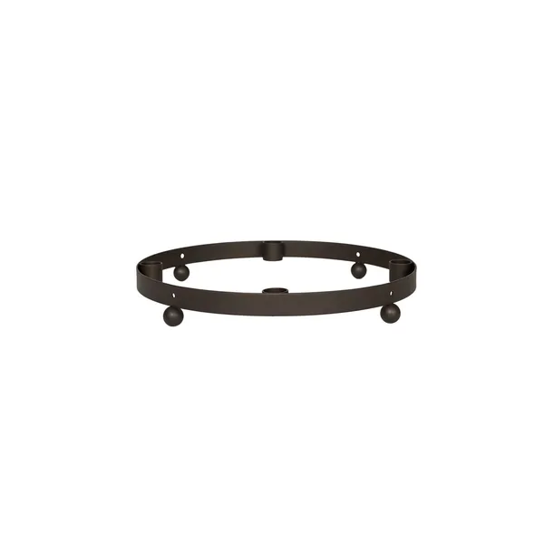 Pearl adventsljusstake Ø36 cm, BrownedBrass