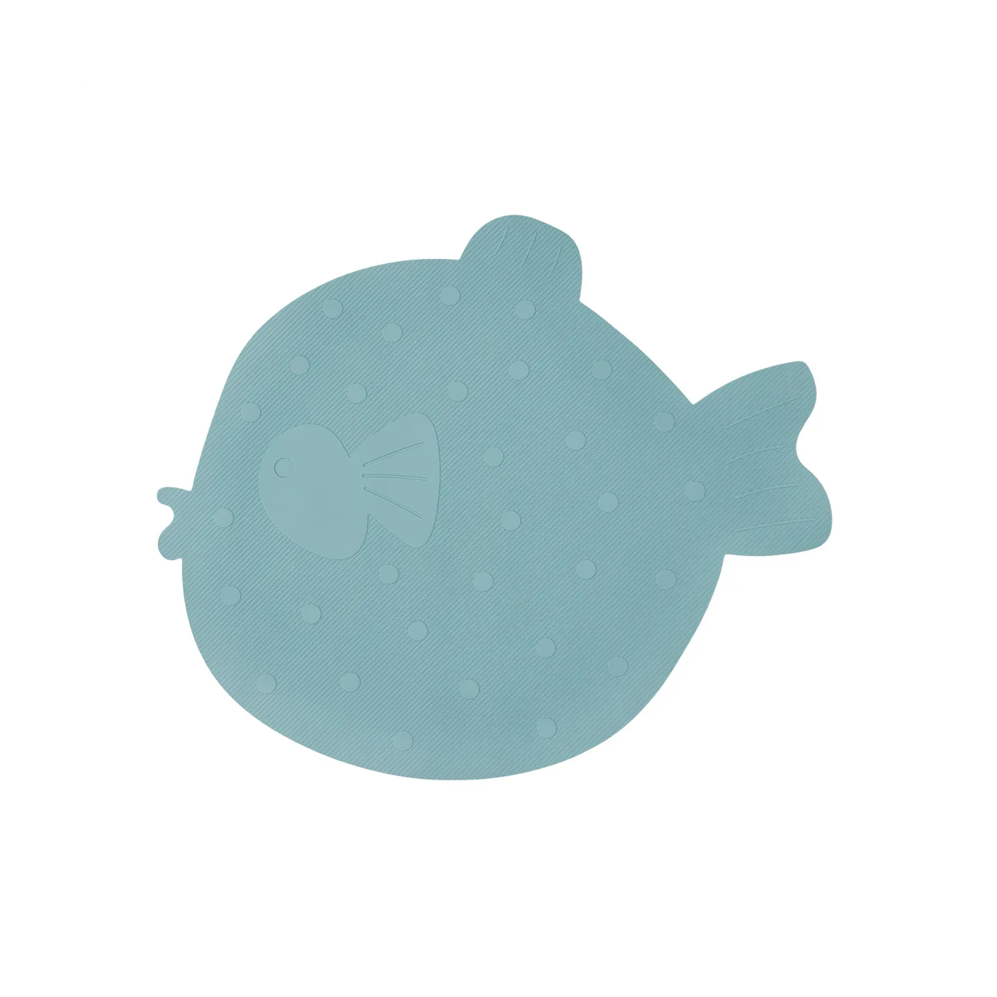 OYOY Petit tapis de bain Finn Dusty blue