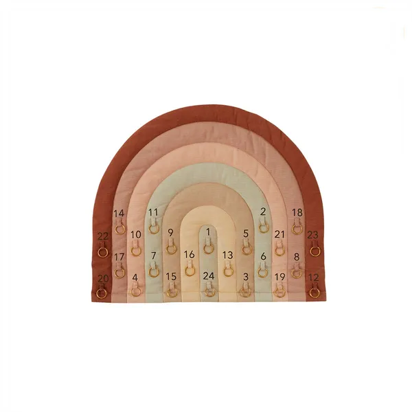 Rainbow Christmas Calendar, Mutli