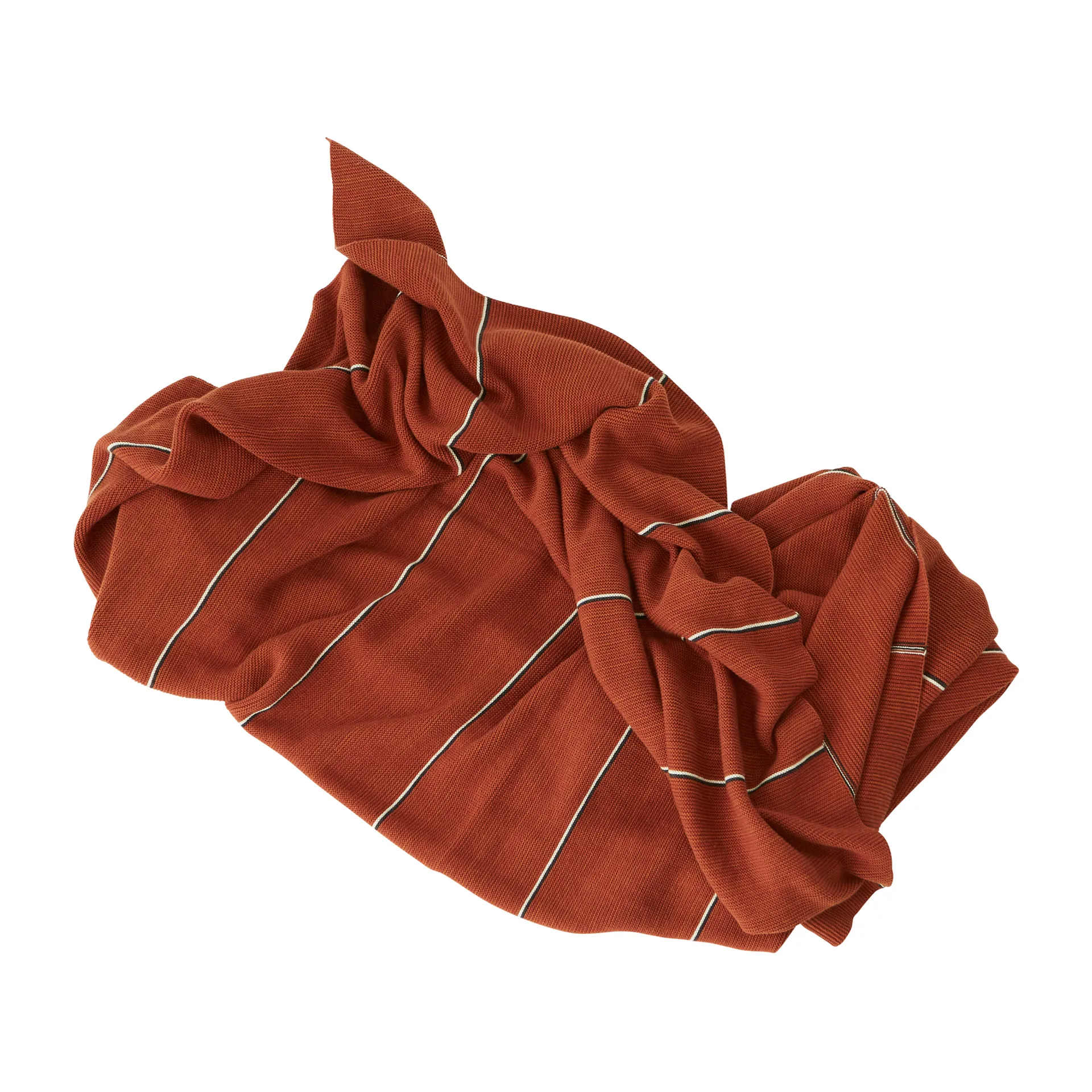 OYOY Rivi tæppe 134x184 cm Nutmeg