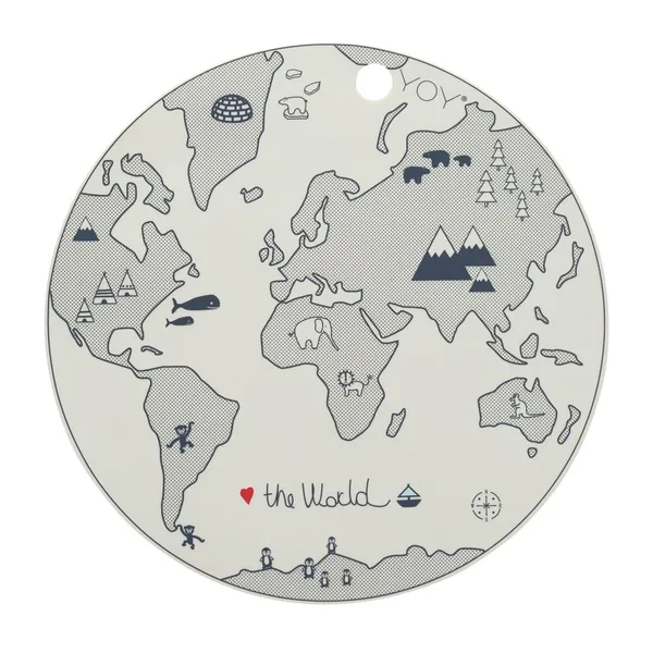 The world bordstablett, beige