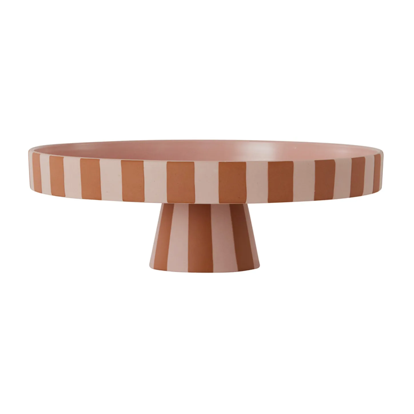 OYOY Toppu serveringsfat stort &Oslash; 27 cm Caramel-rose