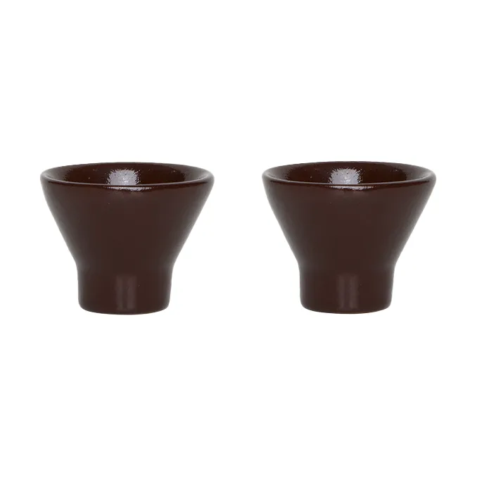 OYOY Yuka &auml;ggkopp 2-pack Dark Terracotta