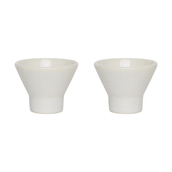 Yuka äggkopp 2-pack, Offwhite