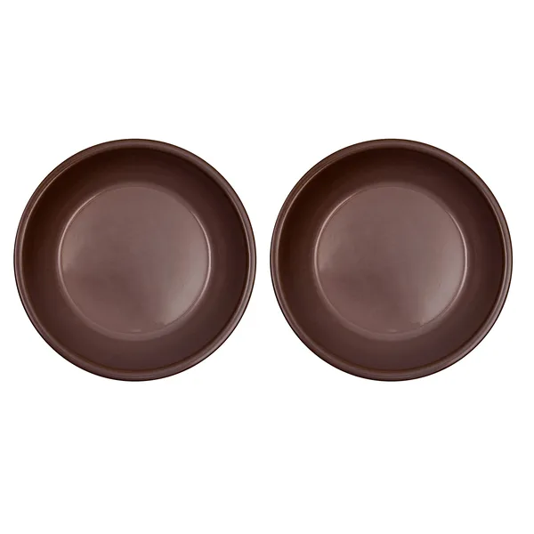 Yuka djup tallrik Ø19 cm 2-pack, Dark