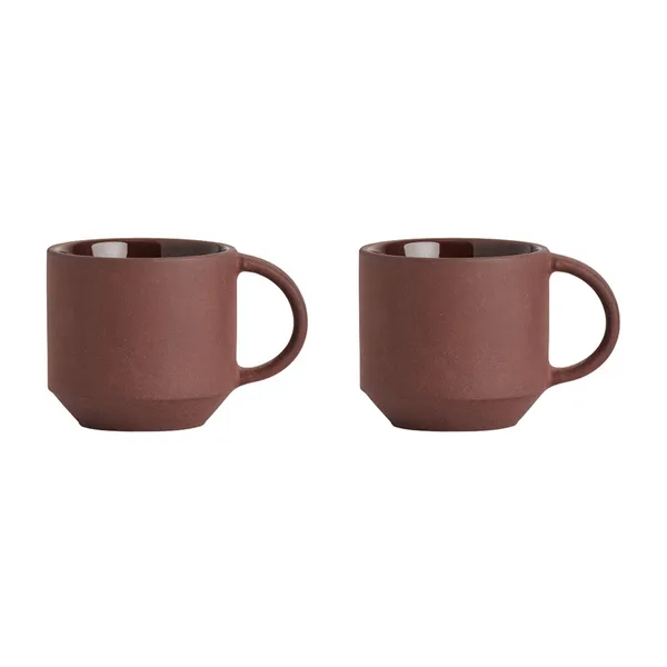 Yuka espressokopp 2-pack, Dark