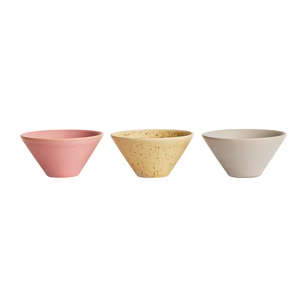 Yuka serveringsskål Ø11 cm 3-pack, Multi
