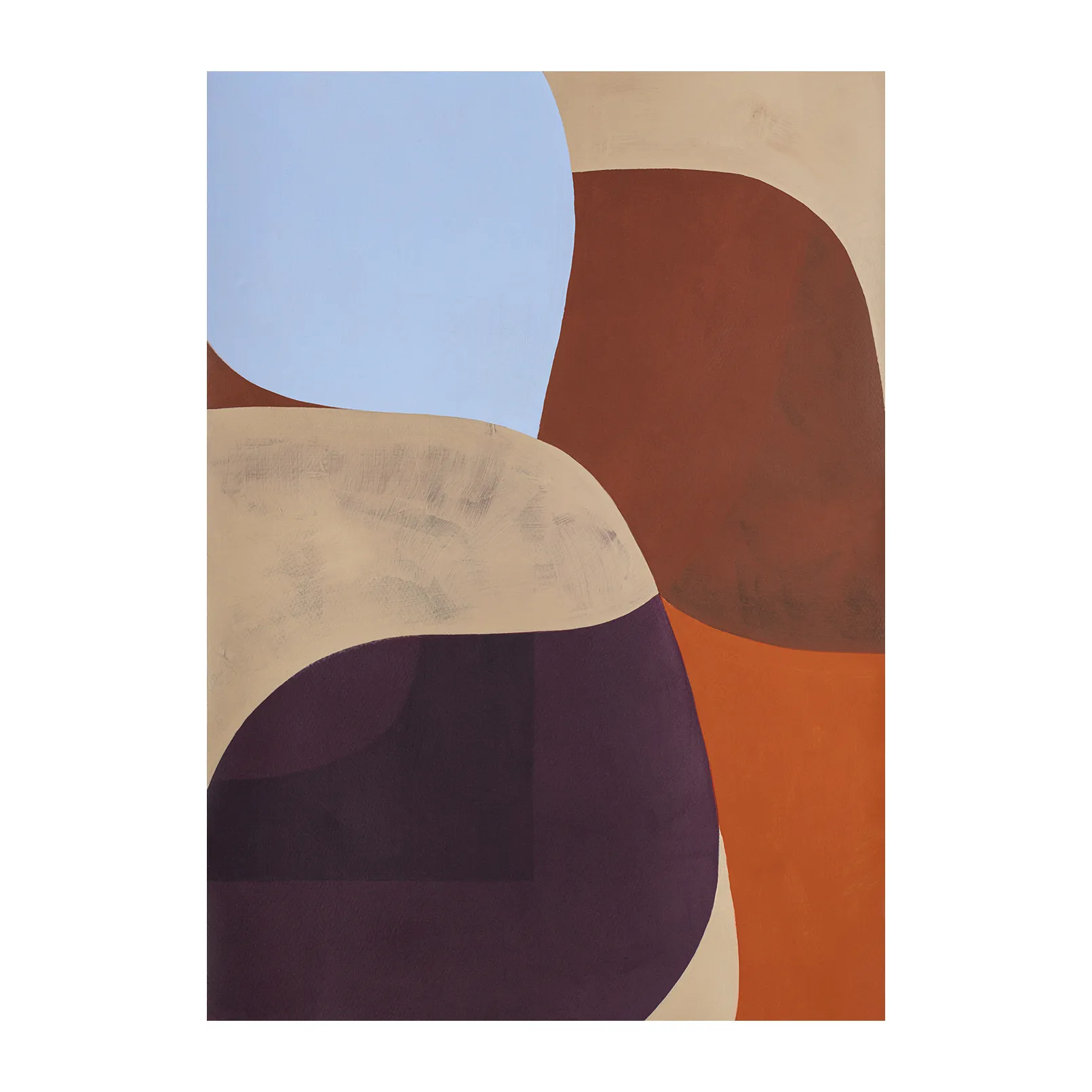 Paper Collective Affiche Painted Shapes