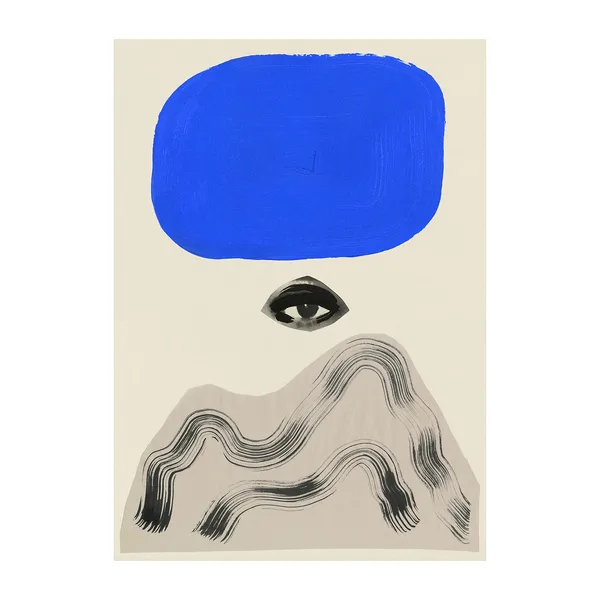 Between Mountain & Sky poster, 30x40 cm