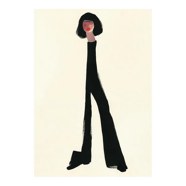 Black Pants poster, 30x40 cm