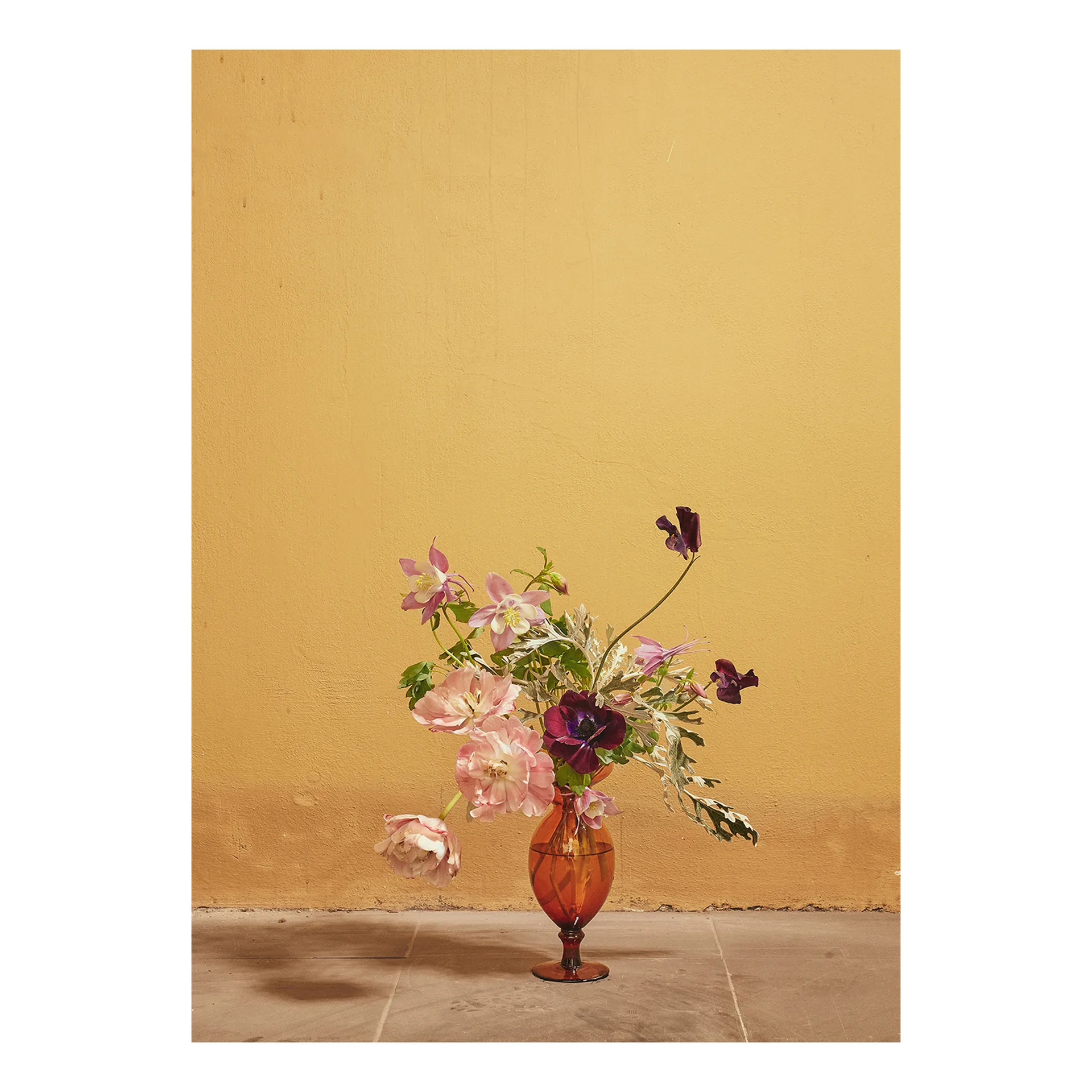 Paper Collective Blomst 02 poster Ocre cm