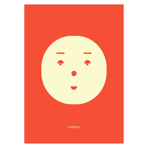 Cheeky Feeling poster, 50x70 cm