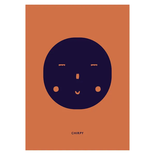 Chirpy Feeling poster, 50x70 cm