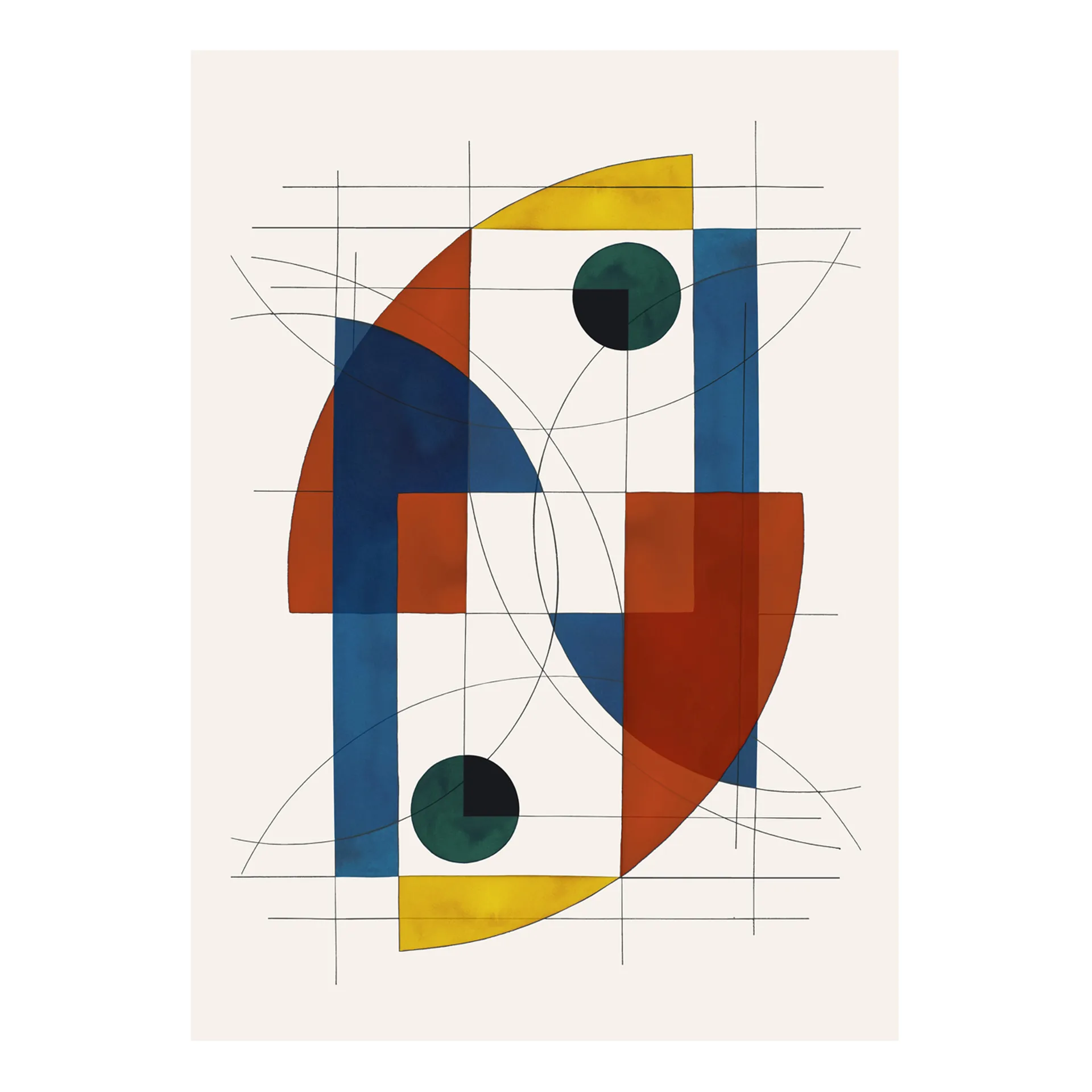 Paper Collective Constructions 02 plakat 50x70 cm