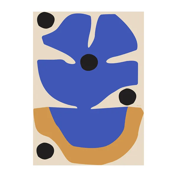 Flor Azul poster, 30x40 cm