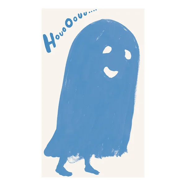 HouoOouu blue poster, 30x40 cm
