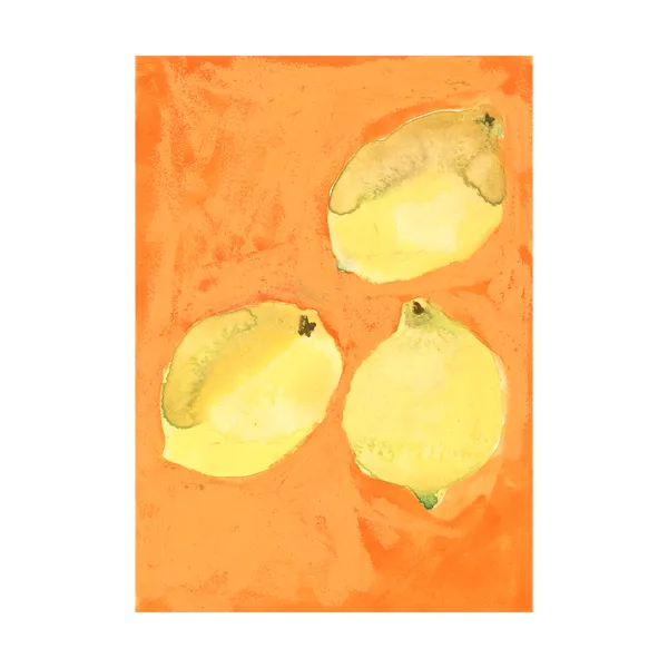 Lemons poster, 30x40 cm