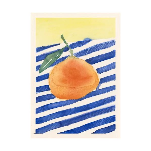 Orange poster, 30x40 cm