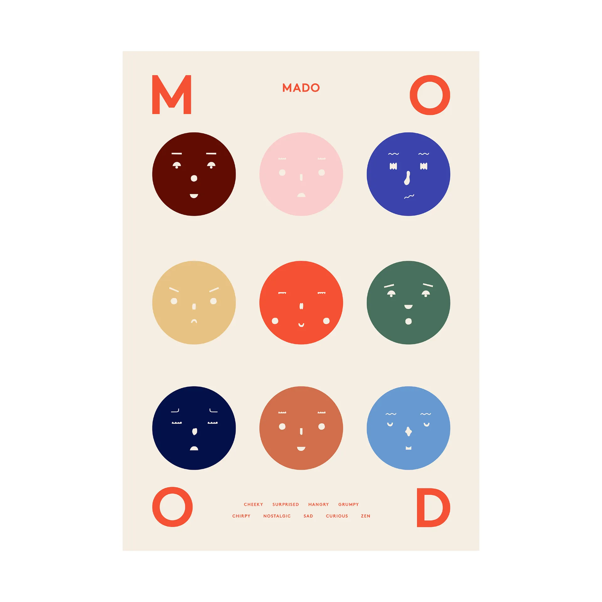 Paper Collective Poster 9 Moods cm — vue 3